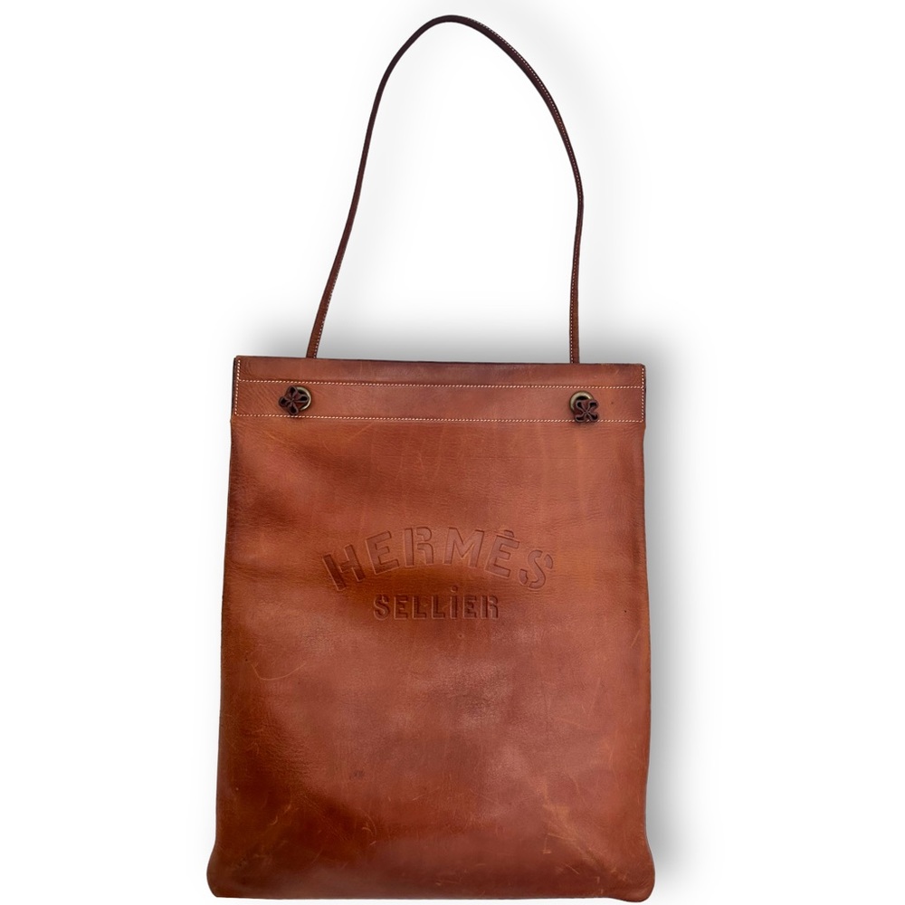 Hermes Aline GM All Leather Jumbo Shoulder bag w Bababebi COA RARE
